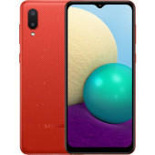 Samsung Galaxy A02 32 GB Kırmızı Cep Telefonu (Samsung Türkiye Garantili) - 1
