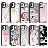 iPhone 12 Uyumlu  Uyumlu KılıfAynalı Desenli Kamera Korumalı Parlak Mirror Kapak thumbnail 2