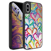 iPhone XS 5.8 Uyumlu  Uyumlu KılıfAynalı Desenli Kamera Korumalı Parlak Mirror Kapak - 1