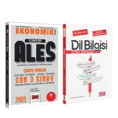 Yargı 2024 ALES Ekonomik Seri Çıkmış Sorular Son 3 Yıl ve AKM Dil Bilgisi Soru Bankası Seti 2 Kitap - 1