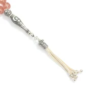 925 Ayar Gümüş Sulanyt Taşlı Yuvarlak FasetliTesbih thumbnail 3