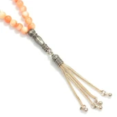 Gümüş Mercan Taş Tesbih thumbnail 4