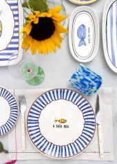 The Mia Fish Servis Tabağı 6lı Set 26 cm - 4