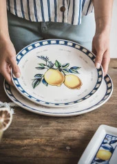 The Mia Odore Di Limone Servis Tabağı 6lı Set 26 cm ODL004 thumbnail 3