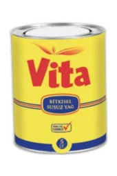 VİTA Susuz Margarin 5 Litre Teneke Kutu - 1