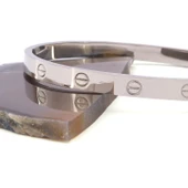 316L Çelik Erkek VidaModel Çelik Kelepçe EBLK-467 thumbnail 4