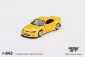 Mini GT Nissan Silvia (S15) Rocket Bunny Bronze Yellow 643 thumbnail 1