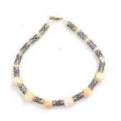 925 Ayar Gümüş Sedef Taşlı Bileklik thumbnail 1