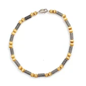 925 Ayar Gümüş Sedef Kedigözü Taşlı Bileklik thumbnail 1