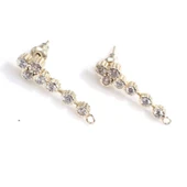 925 Ayar Gümüş Zirkon Taşlı Suyolu Küpe thumbnail 2