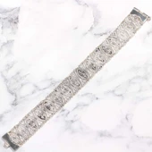 925 Ayar Gümüş Kalın Bileklik thumbnail 3