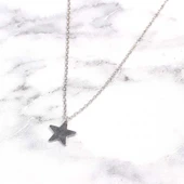 925 Ayar Gümüş Yıldız Kolye thumbnail 3
