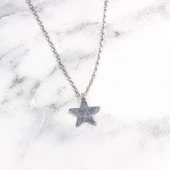 925 Ayar Gümüş Yıldız Kolye thumbnail 2