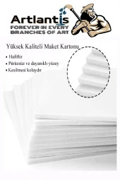 Maket Kartonu Siyah Fotoblok 5 mm 35x50 cm 5 Adet Hobi Sanat Okul Köpüklü Straforlu Maket Kartonu - 2