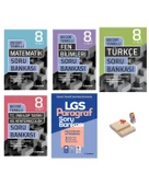 LGS 8. Sınıf Beceri Temelli Soru Bankası Matematik Fen Türkçe İnkılap ve Paragraf 5li Set - 1