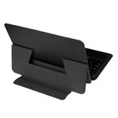 iPad Pro 12.9 2022 M2 Border Keyboard Bluetooh Bağlantılı Standlı Klavyeli Tablet Uyumlu Kılıfı - 2