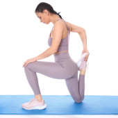 Nike Yoga 7/8 Tight Kadın Mor Antrenman Tayt CU5293-531 - 1