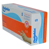 Dolphin Pudrasız Latex Muayene Eldiveni Küçük Boy (S) 100Lü Paket - 3