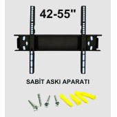 E-SAT 42'' 55'' 106-128 EKRAN ÜNİVERSAL SABİT ASKI APARATI - 1