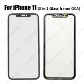 Apple İphone 11 Ocalı Çıtalı Ön Cam Lens Orjinal Kalite - 4