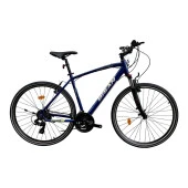 Bisan Trx 8100 21 Vites V Trekking Bisiklet Lacivert - Yeşil/beyaz 52CM - 1