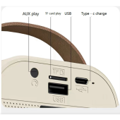 QASUL Kablosuz Mikrofonlu Karaoke Hoparlörü, Üstün Ses, Işık Efektleri Ve Çok Yönlü Kullanım - 6
