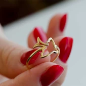 Kuş Figürlü Eklem Yüzük thumbnail 2