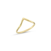 14k Sarı Altın Sade Yüzük - 3