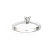 0,23Ct Pırlanta Tektaş Yüzük - 18K thumbnail 1