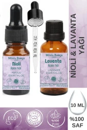 Nioli Uçucu Yağı, 10ml (niaouli) %100 Saf - Lavanta Uçucu Yağı, 10ml %100 Saf - 1