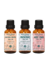 Menengiç Yağı 20ml, Portakal Yağı 20ml, Hint Yağı 20ml, %100 Saf thumbnail 2