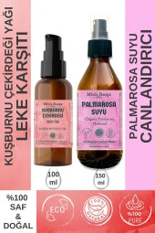 100 ml Kuşburnu Çekirdeği Yağı, Organik Palmarosa Suyu 150ml - 1