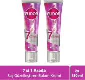 Elidor 7 Si 1 Arada Saç Güzelleştiren Bakım Kremi 150 ml X2 thumbnail 1
