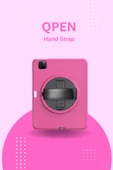 Qpen iPad Pro 11 inç (2020)  Uyumlu Hand Strap Tablet Kılıfı thumbnail 7