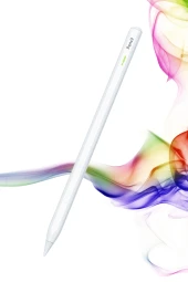 iPad Pro 11 inç  M4 Çip Uyumlu Manyetik ve Kablosuz Şarj Özellikli Bluetooth Tablet Kalemi - 1