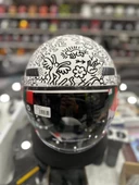 KASK SHIRO SH-62 KİOTO ÇENESİZ DOODLE - 2