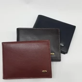 Siyah-Taba-Kahve Renkte Kartlık, Kimlik Ve Şeffaf Ehliyet Bölmeli Deri Cüzdan - 3