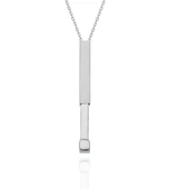 Düz Model 925 Ayar Kolye - 7