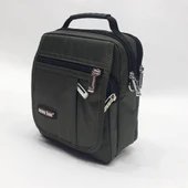 Büyük Boy Seventeen Haki Renk Erkek El Çanta - 12