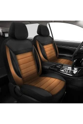 NiCe Shop Renault R9 Uyumlu Koltuk Kılıfı Enigma Serisi - Taba thumbnail 1