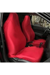 NiCe Shop Mitsubishi Lancer Uyumlu Koltuk Kılıfı Servis Kılıfı - Kırmızı - 1