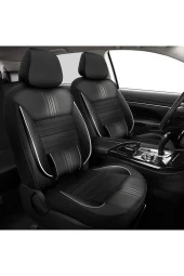 NiCe Shop Volkswagen Golf 4 Uyumlu Koltuk Kılıfı Titan Serisi Deri - Siyah - 1