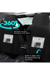 NiCe Shop Ford Fusion Uyumlu Koltuk Kılıfı Titan Serisi Deri - Siyah - 4
