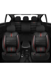 NiCe Shop Renault R9 Uyumlu Koltuk Kılıfı Titan Serisi Deri - Kırmızı - 2
