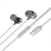 Polham HC Type C Kablolu Mikrofonlu Kulaklık, HİFİ Ses, HD Mikrofonlu Type C Kulaklık, Silikon Uçlu Kulakiçi Kulaklık - 5