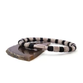 316L Çelik Siyah Erkek Spor Kelepçe Bileklik EBLK-448 thumbnail 3