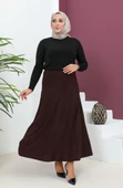 BÜYÜK BEDEN SANDY ÇIMALI ETEK - 7