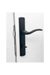 Trim Mat Siyah Lüx Aynalı Wc Banyo Kapı Kolu Sağ Basar 2 Takım thumbnail 4