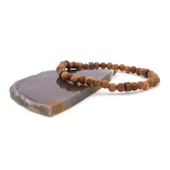 Kahverengi Ahşap Doğal Taş Erkek Bileklik EBLK-380 thumbnail 3