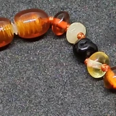 Karışık Renkli Kehribar Bebek Kolyesi - 2